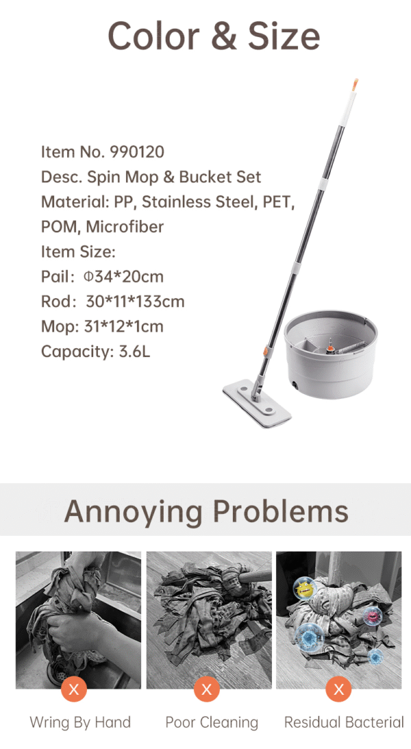 SpinPro – Self-Wringing Mop & Bucket - Image 3