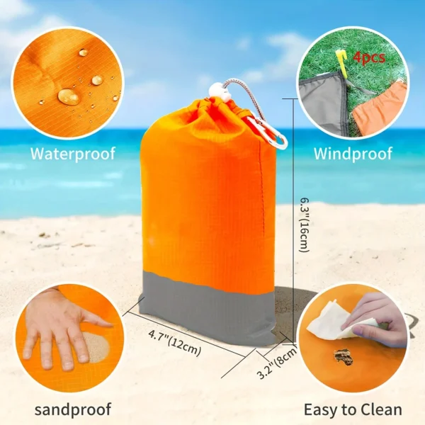 Beach Mat, Waterproof and Anti Sand Blanket - Image 4